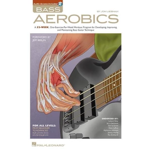 Hal Leonard Bass Aerobics Book with Audio Online Partituri
