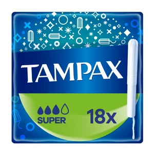 Tampax Super tampóny s aplikátorom 18 ks
