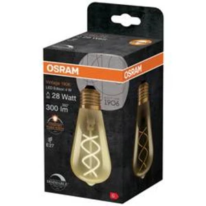 LED žiarovka OSRAM 4058075269965 230, E27, 5 W, teplá biela, A (A ++ - E), elipsa, 1 ks