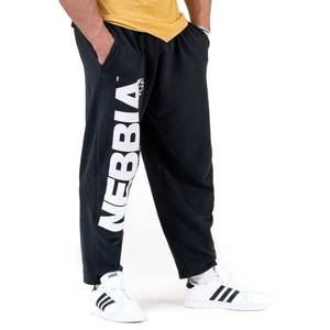 Pánské tepláky Nebbia Beast Mode On 186  Black  XL