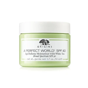 Origins Hydratačný pleťový krém s bielym čajom A Perfect World ™ SPF 40 (Age-Defense Moisturizer With White Tea) 50 ml