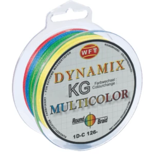 Wft splietaná šnúra round dynamix kg multicolor - 300 m 0,16 mm 14 kg