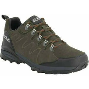 Jack Wolfskin Pánské outdoorové boty Refugio Texapore Low M Khaki/Phantom 41