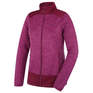 Women's fleece sweater HUSKY Alan L dk. magenta