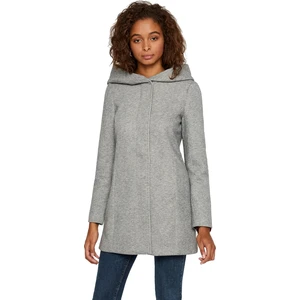 Vero Moda Dámsky kabát VMVERODONA 10202688 Light Grey Melange L
