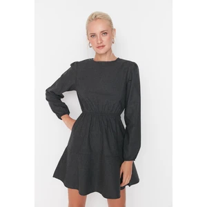 Trendyol Black Ruffle Dress