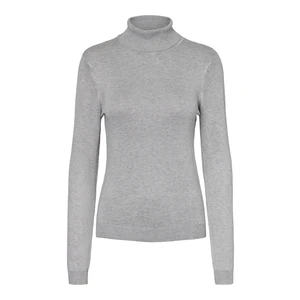 Vero Moda Dámský svetr VMGLORY Regular Fit 10231630 Light Grey Melange M