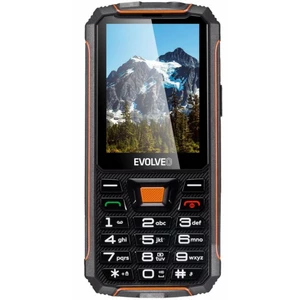 Mobilný telefón Evolveo StrongPhone Z5 (SGP-Z5-B) čierny/oranžový mobilný tlačidlový telefón • 2,8" uhlopriečka • farebný IPS displej • 320 × 240 px •