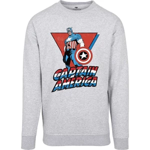 Captain America T-Shirt Crewneck Grey M