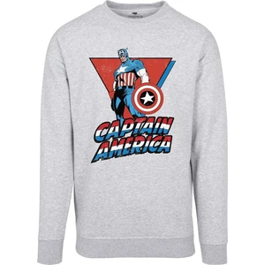 Captain America Maglietta Crewneck Grigio M