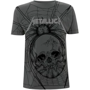 Metallica T-shirt Spider All Over Gris 2XL