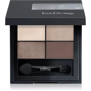 IsaDora Eye Shadow Quartet paletka očních stínů odstín 04 Cappuccino 3,5 g