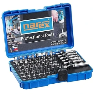 Sada 60 bitů Industrial, ploché, křížové, Imbus, TORX, 60-bit box - NAREX 65404062