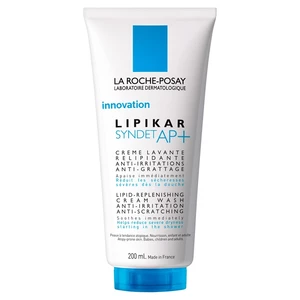 La Roche Posay Ultra jemný čisticí krémový gel proti podráždění a svědění suché pokožky Lipikar Syndet AP+ (Lipid replenishing Cream Wash) 200 ml