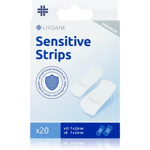 LIVSANE Sensitive strips náplast pro citlivou pokožku 20 ks