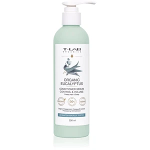 T-LAB Organics Eucalyptus Sebum Control & Volume Conditioner objemový kondicionér pre mastné vlasy ml