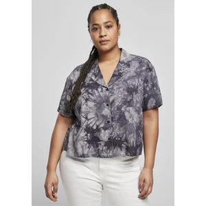 Women's Viscose Tie Shirt Dye Resort Dark