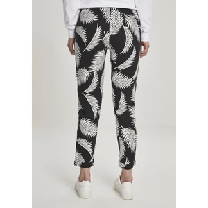 AOP women's trousers with elastic waistband at the front