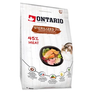 Ontario Cat Sterilised 7+ Senior 2kg