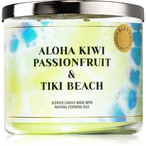 Bath & Body Works Aloha Kiwi Passionfruit & Tiki Beach vonná svíčka 411 g