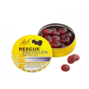 Bachovy květové esence Rescue® krizové pastilky černý rybíz 50 g