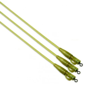 Extra carp safety clips with camo tubing 3 ks