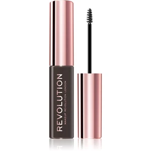 Makeup Revolution Brow Fixer gél na obočie odtieň Dark Brown 6 ml