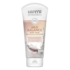 Lavera Sprchový a koupelový gel Mild Balance Bio kokosové mléko a Bio chia semínka (Body Wash Gel) 200 ml