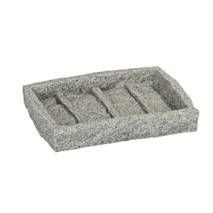 WENKO Miska na mýdlo GRANITE šedá 2x14x9 cm