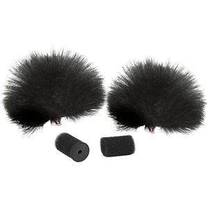 Rycote Black Lavalier Windjammer Pair