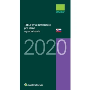 Tabuľky a informácie pre dane a podnikanie 2020 - Dušan Dobšovič