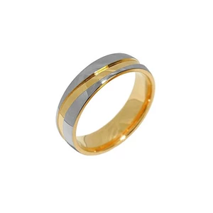 Silvego Snubný oceľový prsteň pre mužov a ženy Mariage RRC2050-M 50 mm