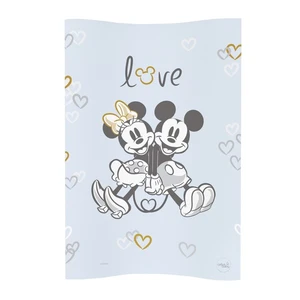 CEBA Podložka přebalovací měkká COSY (50x70) Disney Minnie & Mickey Blue