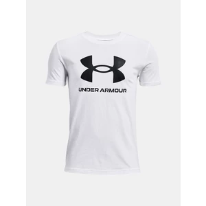 Under Armour T-Shirt UA Sportstyle Logo SS-WHT - Guys