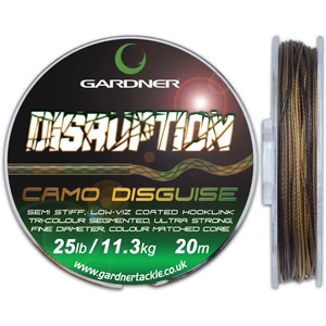 Gardner náväzcová šnúra disruption 20 m-nosnosť 15lb / farba green