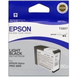 Epson T580900 svetle čierna (light black) originálna cartridge