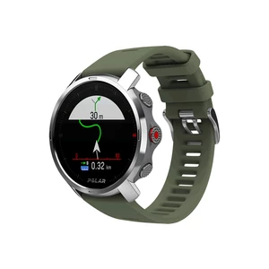 Sporttester Polar Grit X, velikost M/L (90081737) zelený inteligentné hodinky • 1,2" displej • dotykové ovládanie + bočné tlačidlá • Bluetooth • GPS,