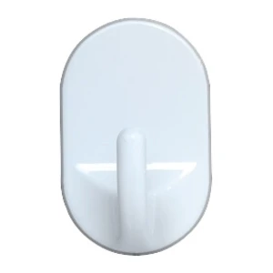 Sada 3 nástenných háčikov Wenko Medium Oval Hooks White