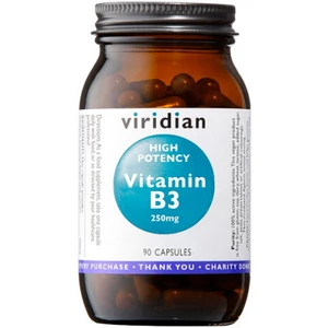 Viridian High Potency Vitamín B3 250 mg 90 kapsúl
