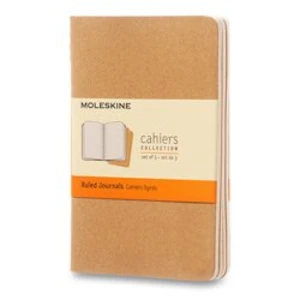 MOLESKINE Zošity 3 ks: liňajkované karton – S