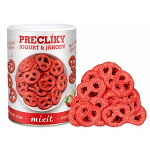 Mixit Preclíky - Jogurtová čokoláda s jahodami 250 g