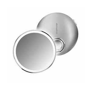 Zrkadlo kozmetické Simplehuman Compact ST3025 kozmetické zrkadielo • kompaktné vyhotovenie • senzorové puzdro • dobíjacia batéria • prevádzka pri bežn