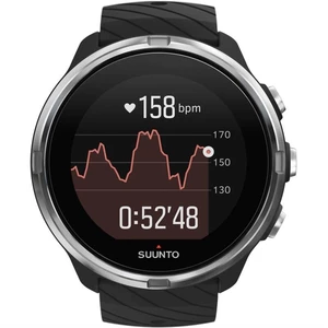 GPS hodinky Suunto 9 - Black (SS050142000) inteligentné hodinky • LED displej, pr. 50mm • dotykové ovládanie + bočné tlačidlá • Bluetooth • GPS • akce