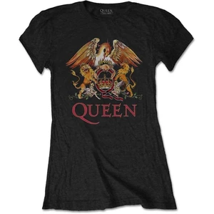Queen Koszulka Classic Crest Czarny L