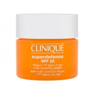 Clinique Superdefense Multi-Correcting SPF25 50 ml denní pleťový krém na smíšenou pleť; na mastnou pleť; na dehydratovanou pleť; proti vráskám