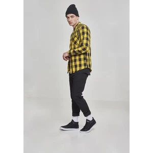 Checked Flanell Shirt blk/honey