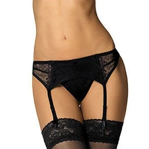 Yvette / PPN garter belt - black