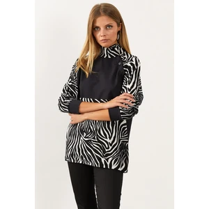 Felpa da donna  Cool & Sexy EY1084/Black White