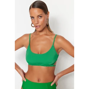 Trendyol Bikini Top - Green - Plain