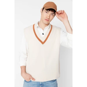 Trendyol Sweater Vest - Orange - Oversize